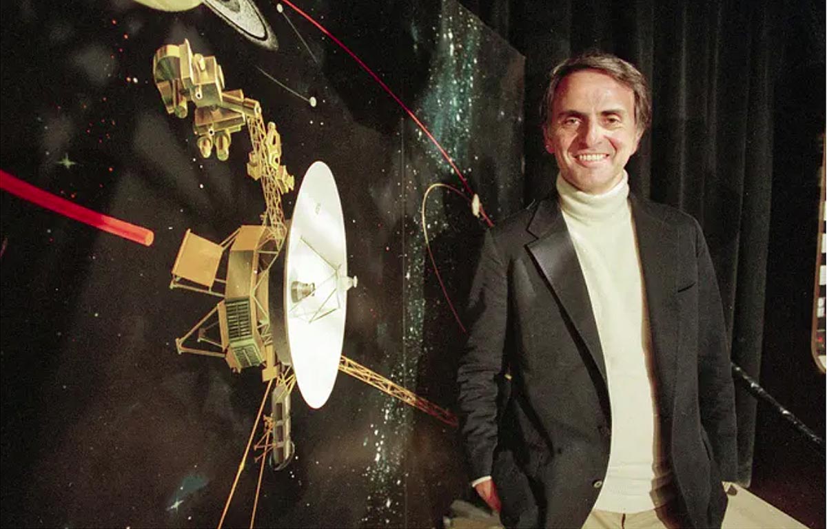Carl Sagan. Scientist and popularizer
