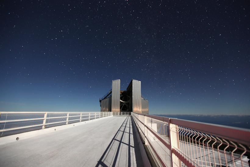 Telescopio Roque de Los Muchachos en La Palma
